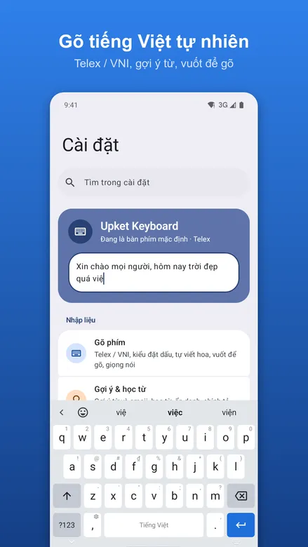 Upket Keyboard screenshot